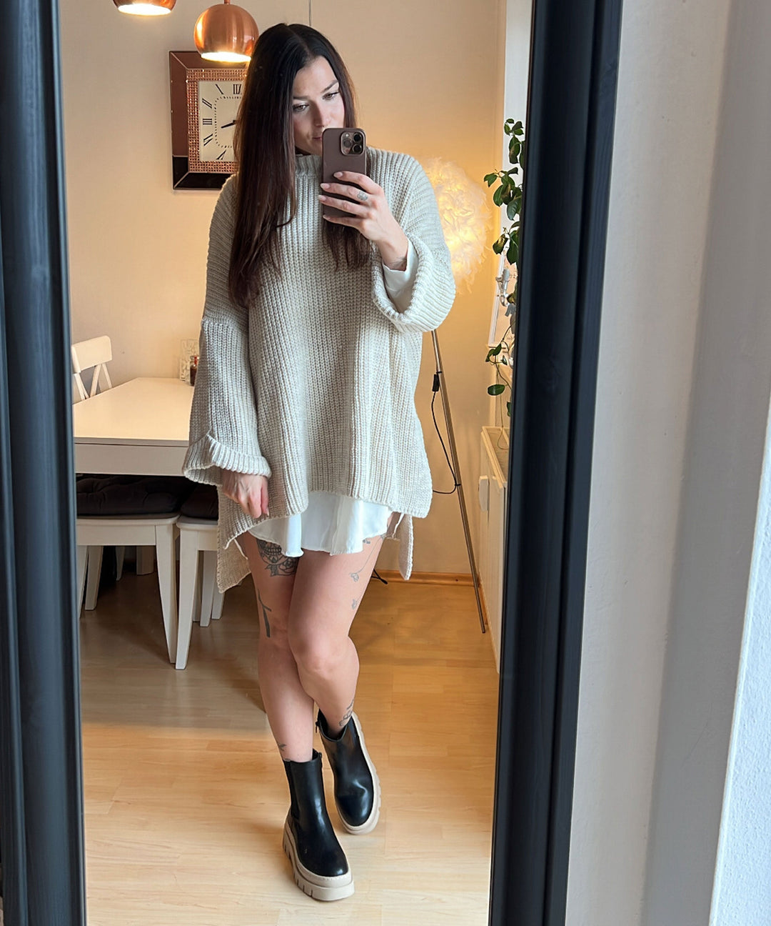 EB | Gemütlicher Oversized Strickpullover In Sanftem Beige