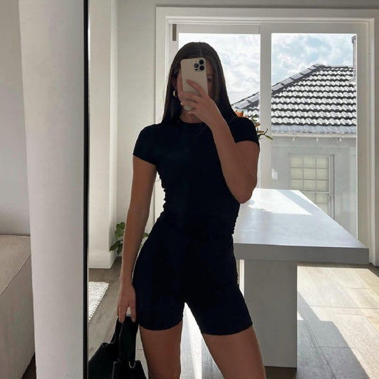 EB | Einfarbiges Slim-Fit-Unterhemd
