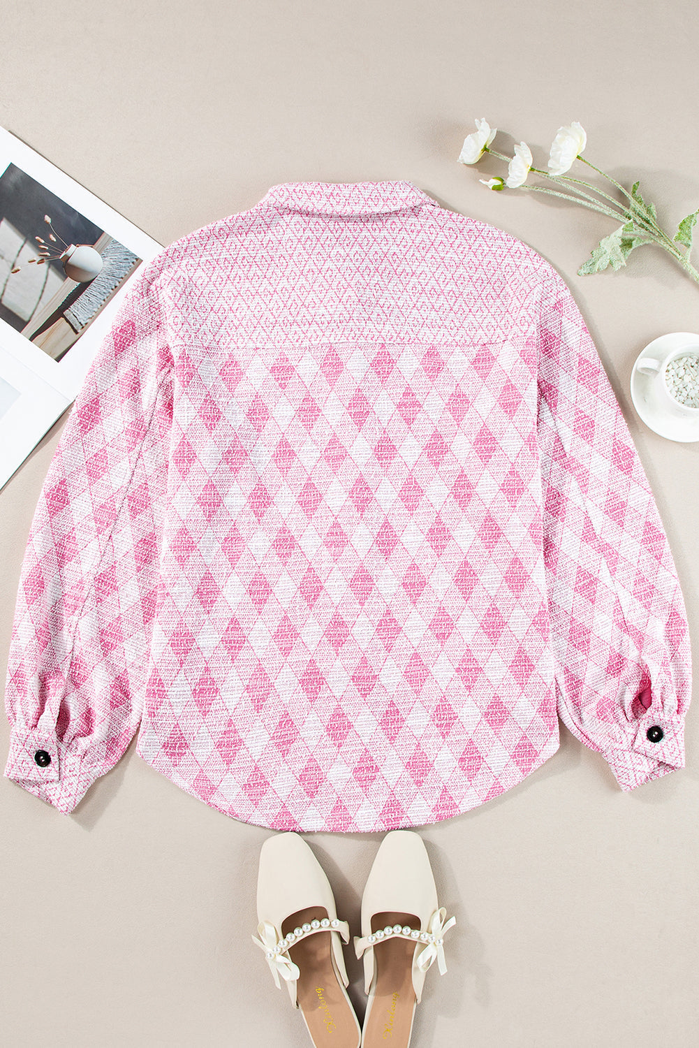 EB | Karo Hemdjacke Baumwollmischung Bunt und Schick