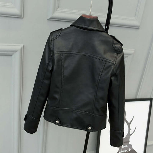 EB | Damen Slim Fit PU-Leder Motorradjacke