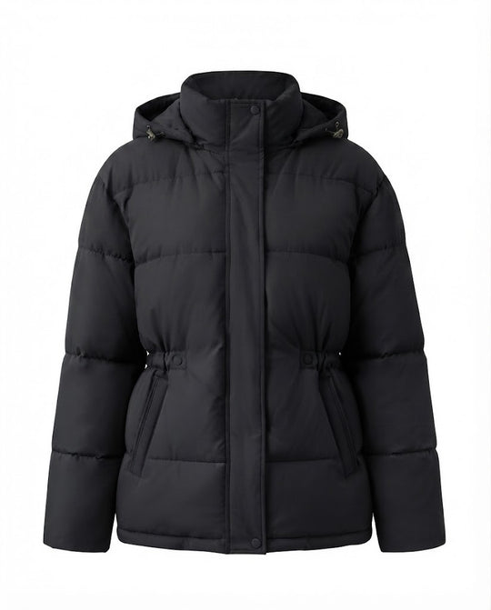 Damen nan oversized gesteppte Kapuzenjacke mit wärmender Thermowattierung EB