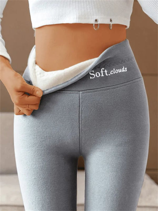 EB | Damen Winterhose Fleece - Warme Leggings mit Formungseffekt