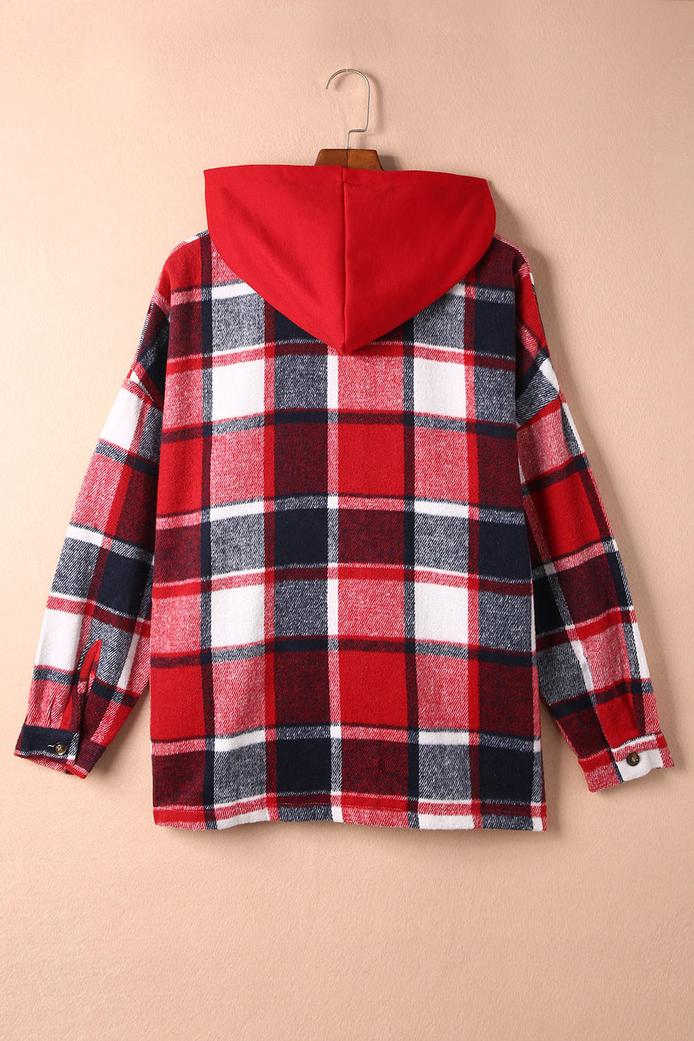 EB | Gitterhemdenjacke mit Kapuze Polyester Lässig und Trendy