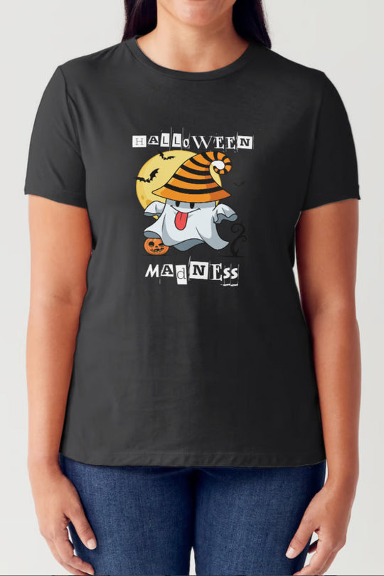 Heidi-Mode | Simply Love Vollgröße Halloween-Wahn Kurzarm Tubular T-Shirt