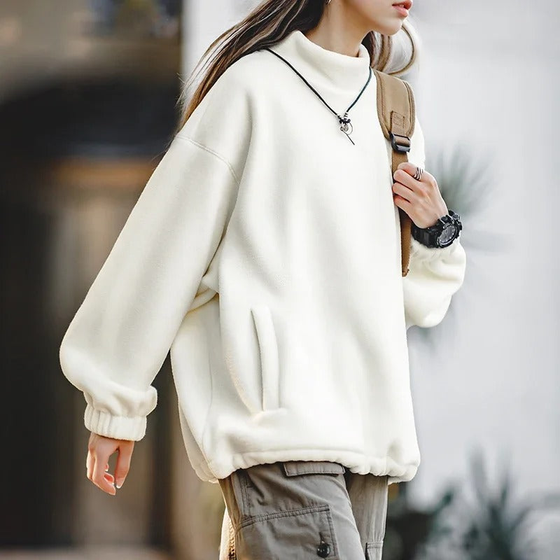 EB | Oversize-Pullover mit Stehkragen