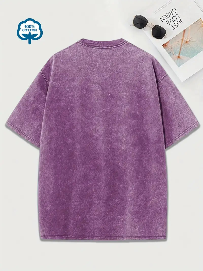 EB | Baumwoll-T-Shirt mit Rundhalsausschnitt