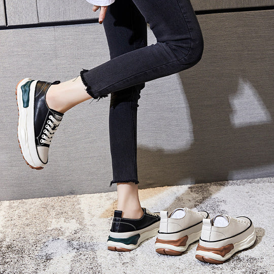 Trendige Plateau-Sneaker Für Damen EB