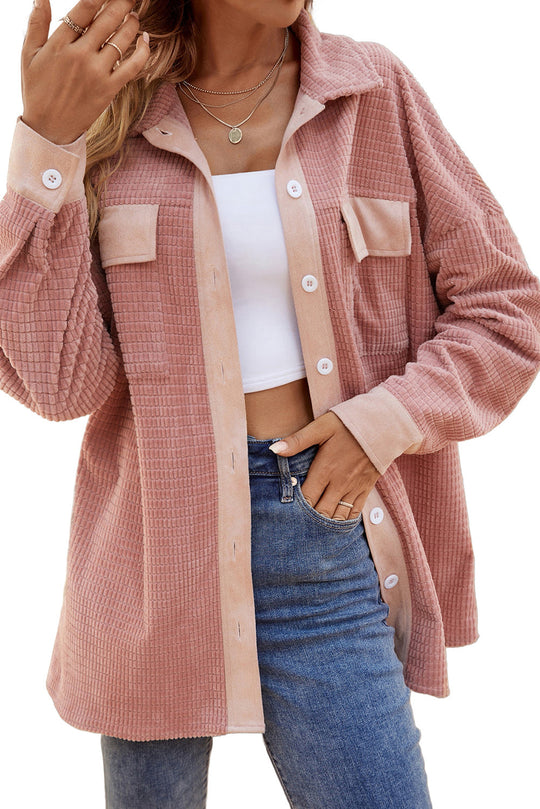 EB | Shirtjacke Im Quilt-design Baumwollmischung Weich und Trendy