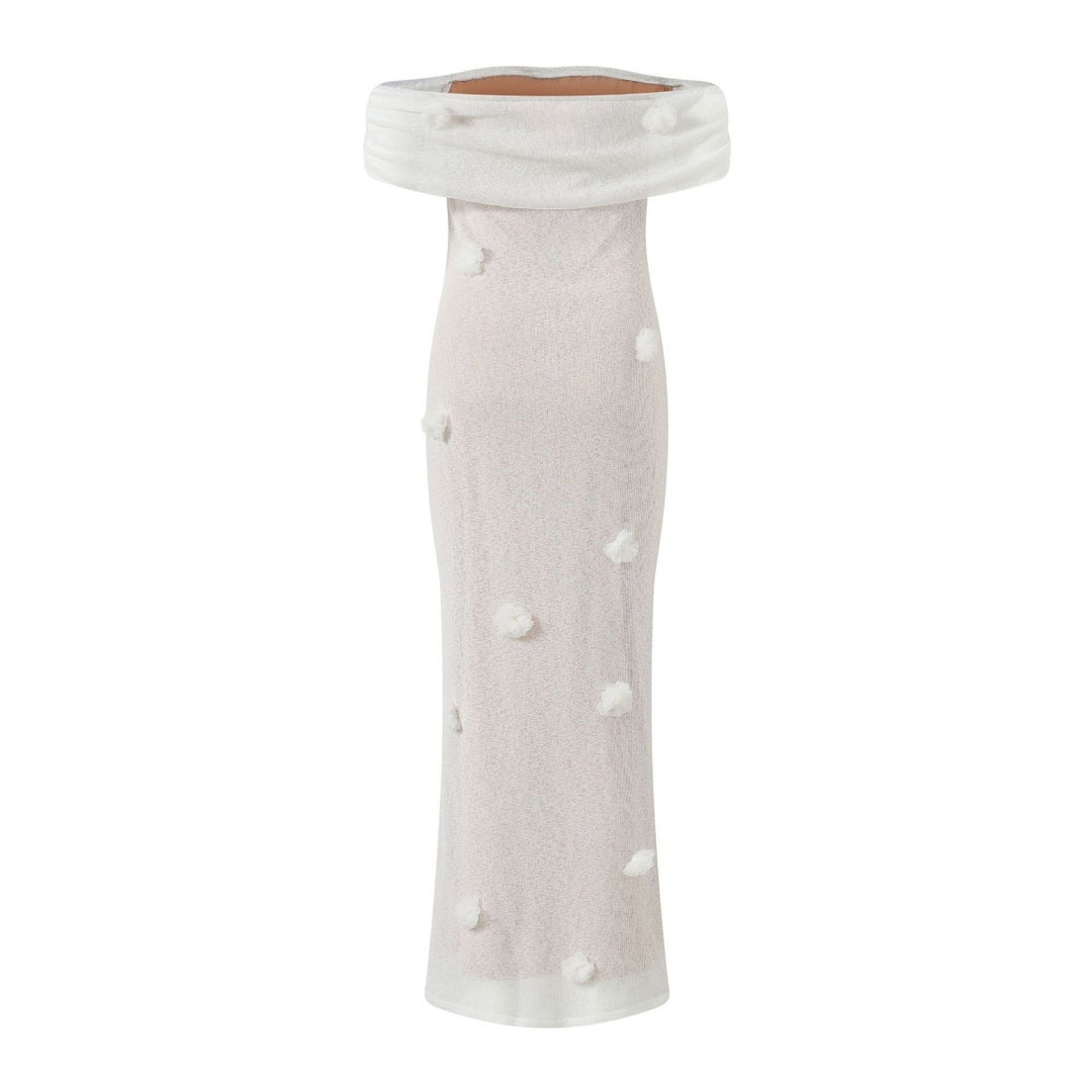 EB | Kleid mit Blumenschulter