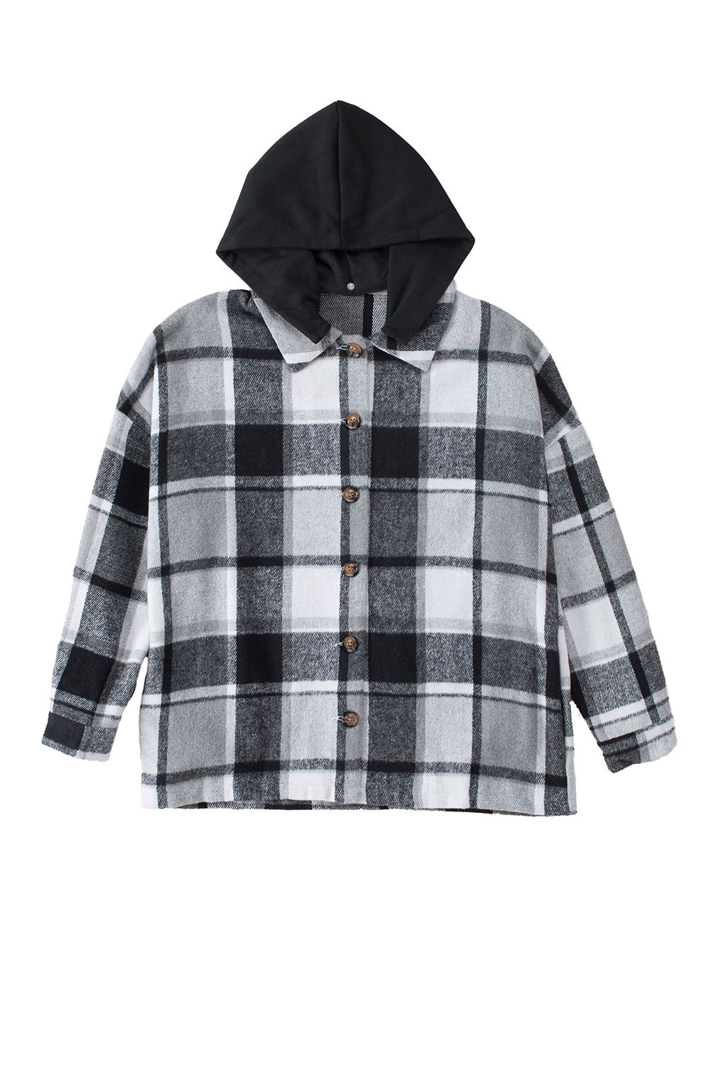 EB | Gitterhemdenjacke mit Kapuze Polyester Lässig und Trendy