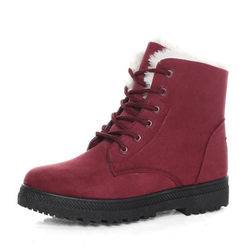 Stylische Schneestiefel mit Fellfutter EB EB