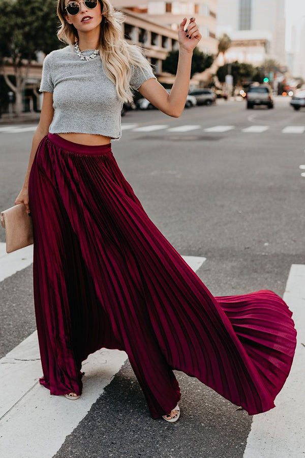 EB | Für Eternity Plissierter Maxi Rock