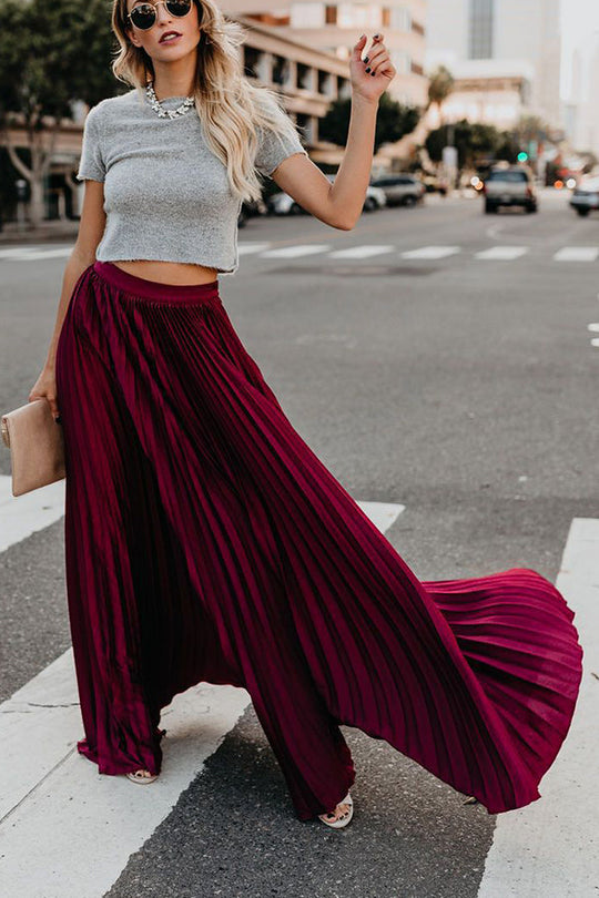 EB | Für Eternity Plissierter Maxi Rock