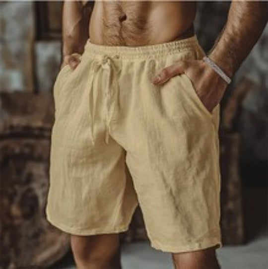 EB | Herren-Schnürshorts aus Baumwolle