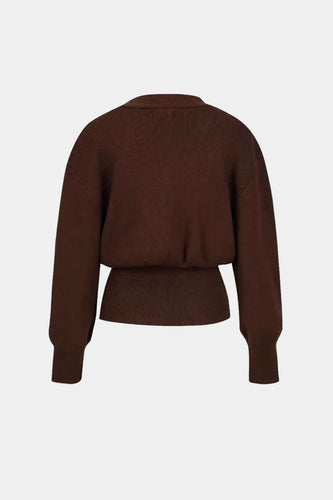 EB | Pullover-Cardigan mit V-Ausschnitt
