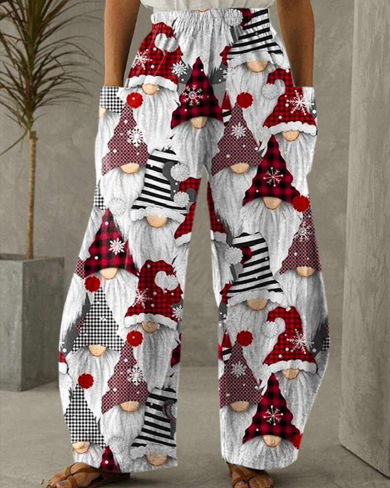 EB | Weihnachtsdruck Freizeit Hose