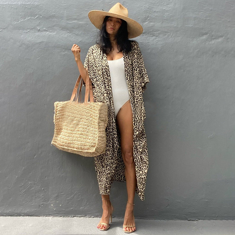 EB | Glamouröse Sonnenschutz Resort Strandkleid Cover Up