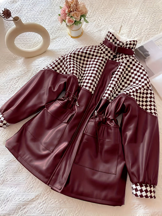 EB | Damen-Plüschjacke für Herbst & Winter