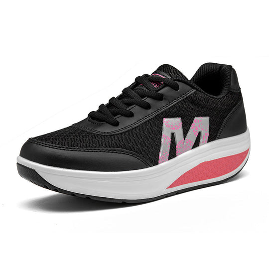 Damen-Plateauschuhe aus Mesh EB EB
