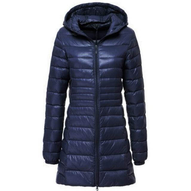 EB | Damen Leichte Lange Daunenjacke