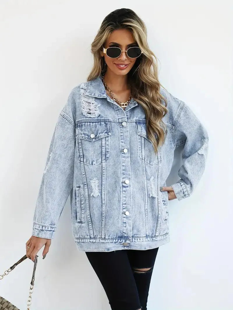 EB | Oversized Jeansjacke für Damen