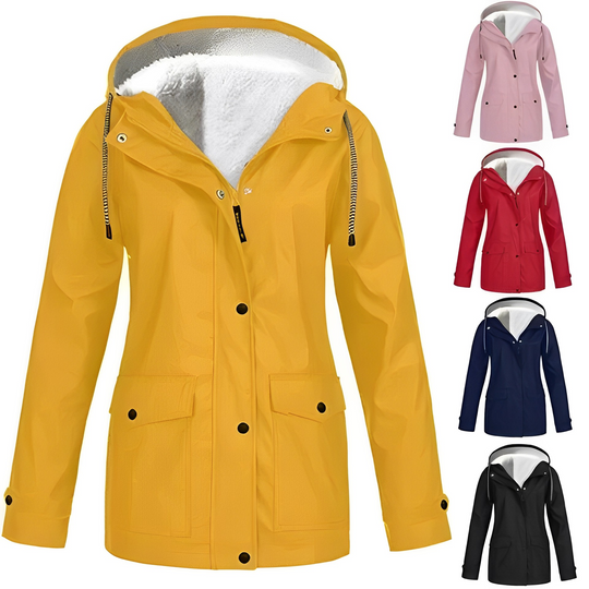 EB | Fleecegefütterte Damen Regenjacke