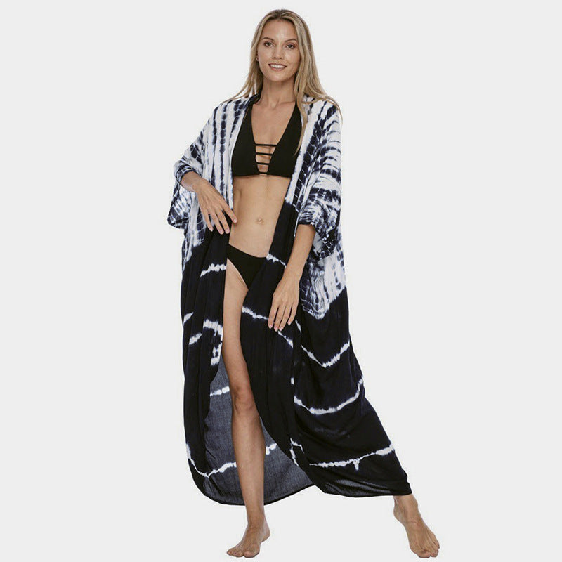 EB | Glamouröse Sonnenschutz Resort Strandkleid Cover Up