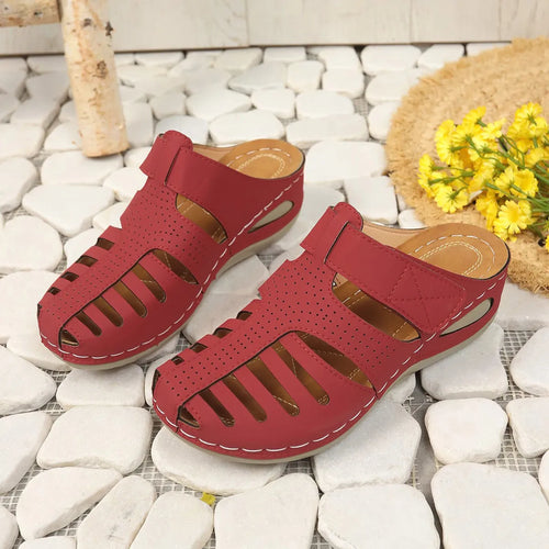 Stilvolle Hollow Wedge Sandalen EB