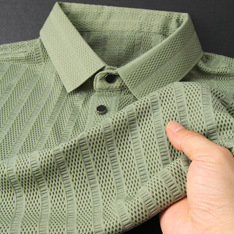 EB | Herren Poloshirt Aus Seide