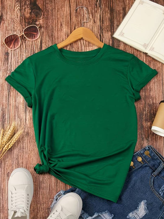 EB | Schlichtes, einfaches Rundhals-T-Shirt