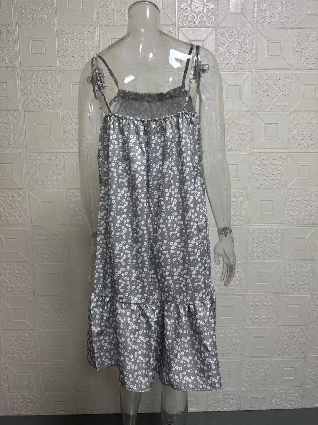 EB | Großes Pendel floral Hosenträger Weste Kleid