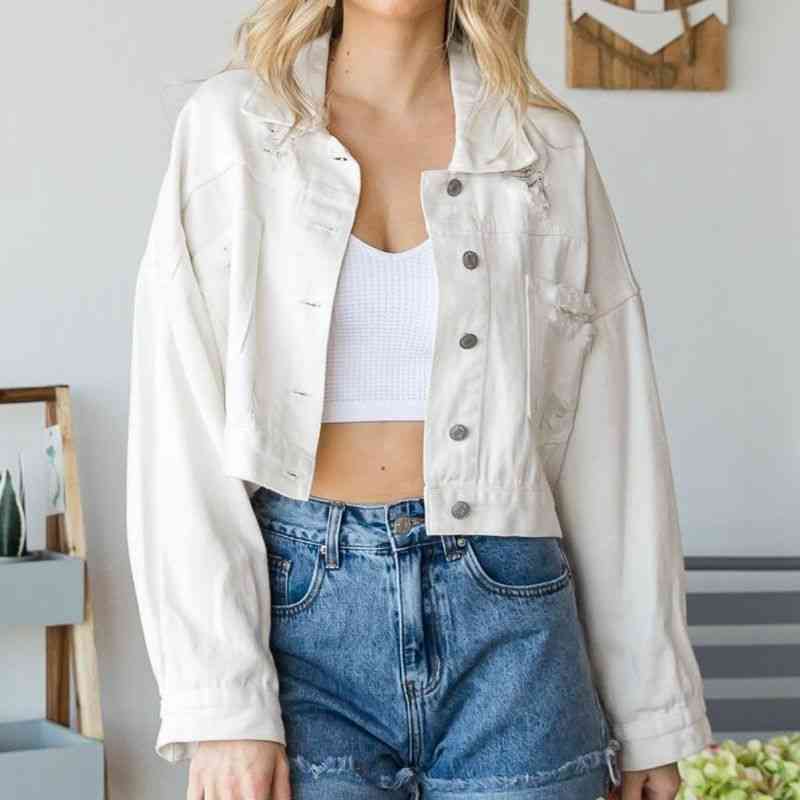 EB | Zeitgenössische Denim Jacke mit Kragen