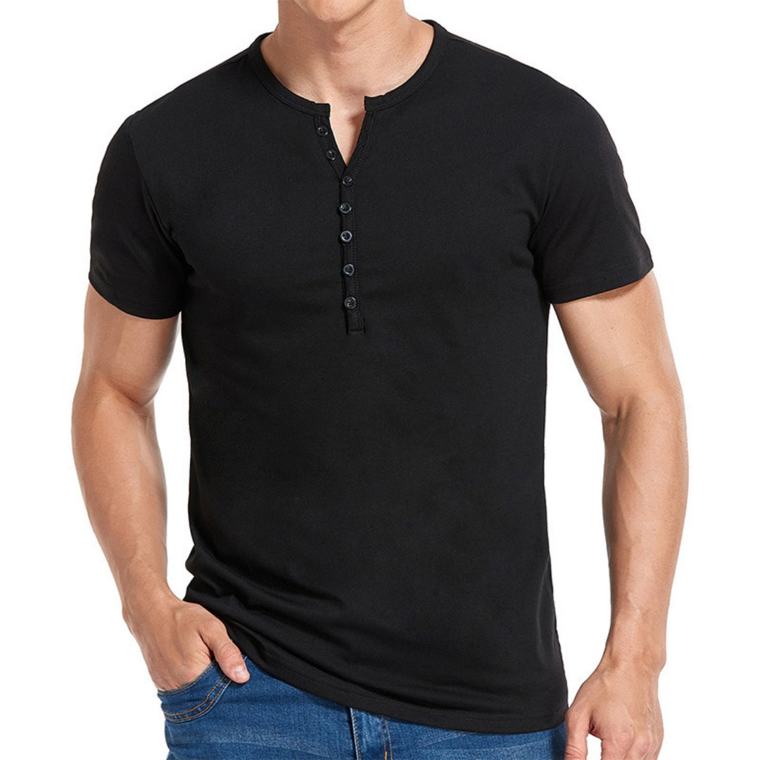 EB | Henley-Hemd Kurzarm