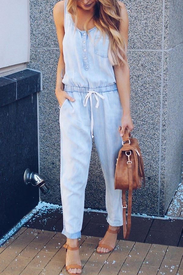 EB | Neue Ideen Taschen Denim Jumpsuit
