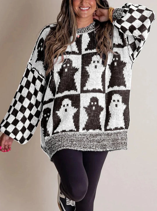 EB | Kariert Strickpullover