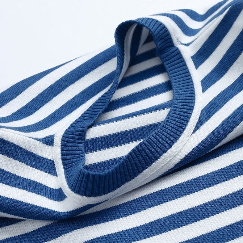 EB | Gestreiftes T-Shirt Luxus Komfort Und Stil