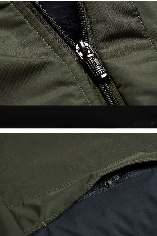 EB | Herren wasserdichte fleecegefütterte Winterjacke