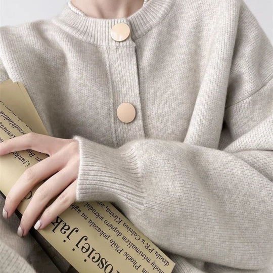 EB | Strickjacke mit Knopfverschluss für Damen
