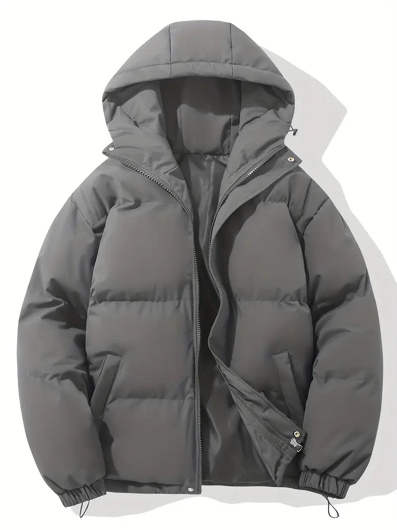 Warme Gepolsterte Jacke Kapuze Damen | EB