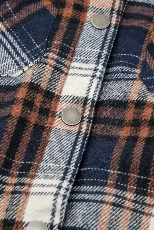 EB | Gepunktete Jacke mit Kapuze Weiches Plüschfutter Perfekt für Kalte Tage