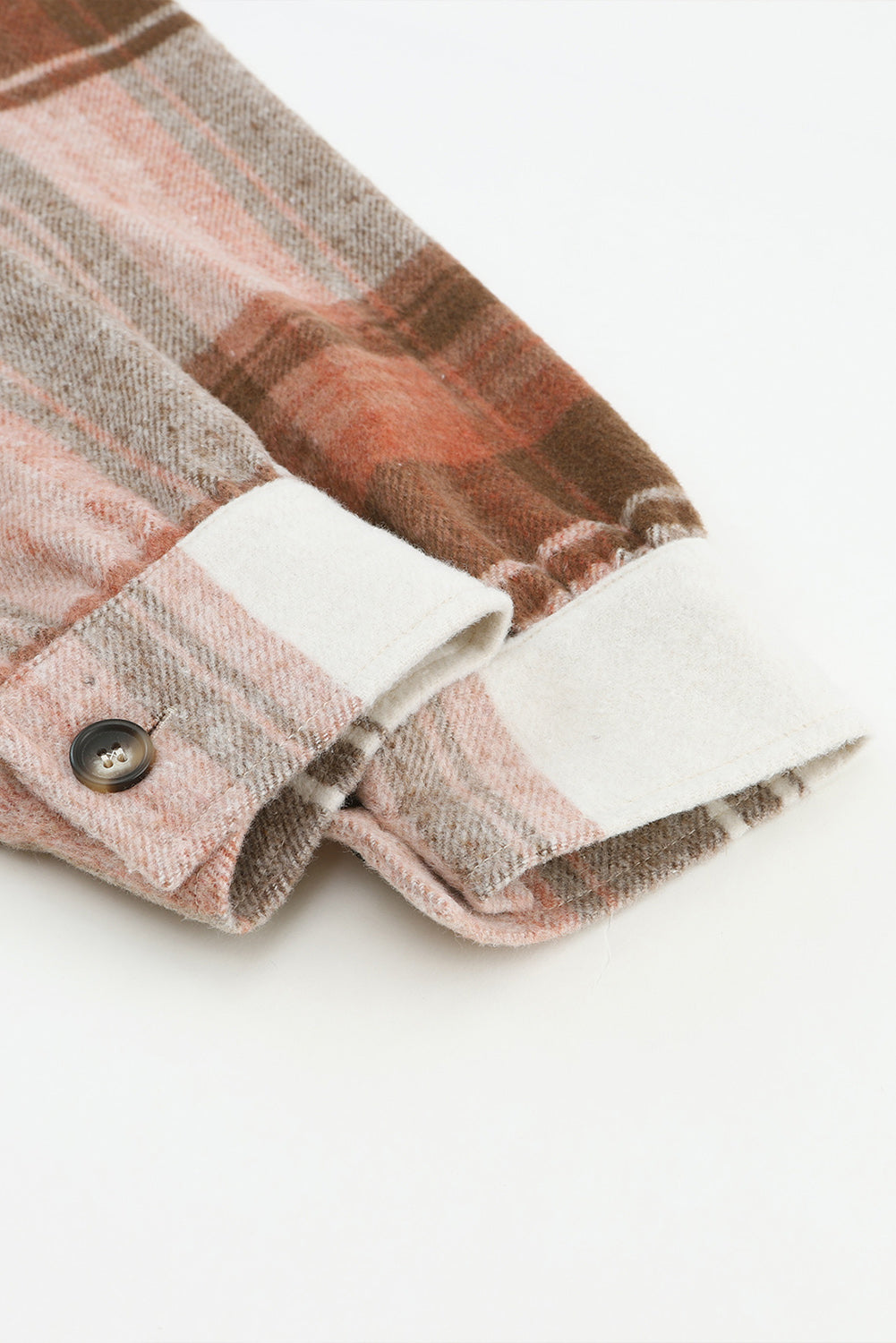 EB | Lange Karierte Shirtjacke Baumwollmischung Stilvoll und Praktisch