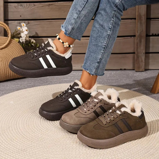 Bequeme Baumwoll-Sneaker mit warmem Innenfutter EB EB