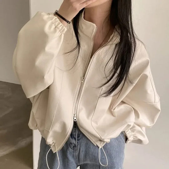 EB | Personalisierte Hip-Hop Pu-Lederjacke