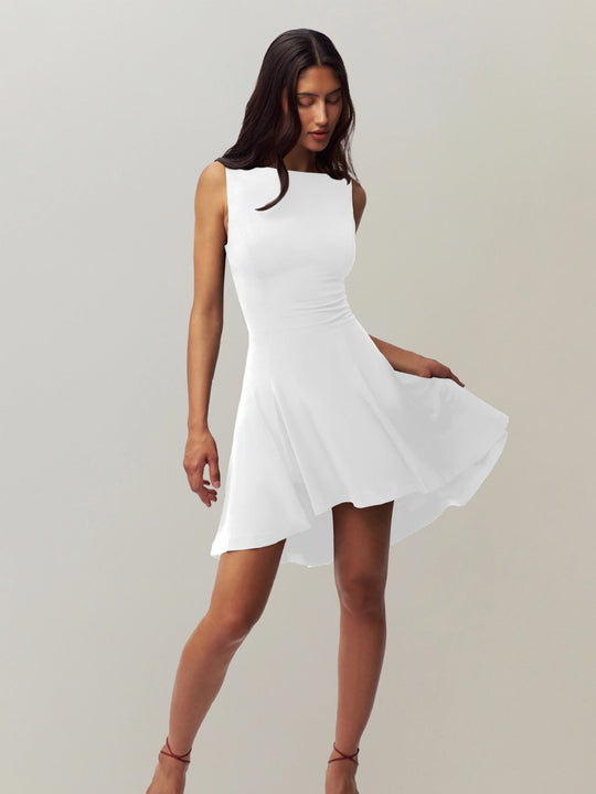 EB | Ärmelloses Kleid mit Kragen
