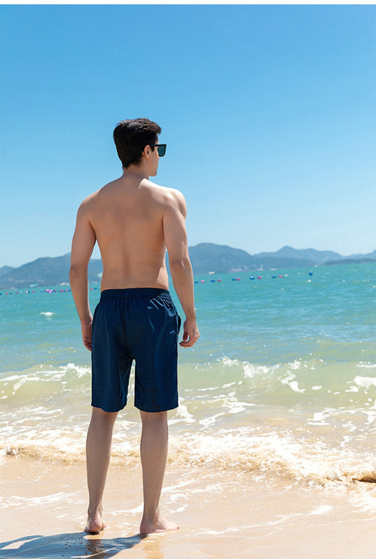 EB | Schnell trocknende einfarbige Strandhosen-Shorts