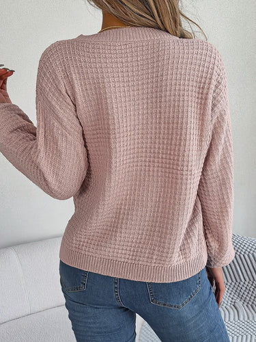 EB | Sweater - Strukturstrick Rundhals Pullover