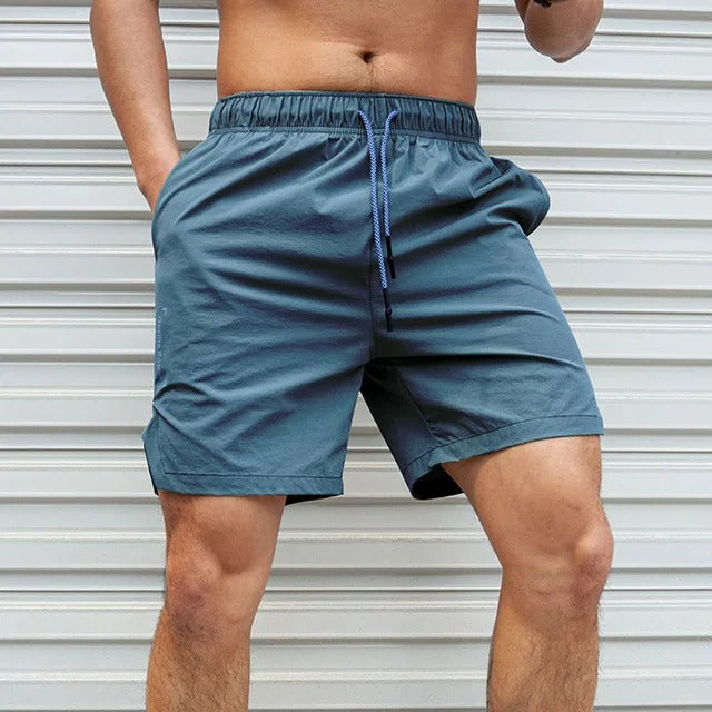 EB | Atmungsaktive, Einfarbige Badeshorts für Männer mit Kordel