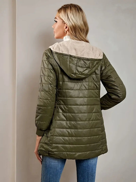 EB | Fleece Gefütterte Jacke mit Reißverschluss
