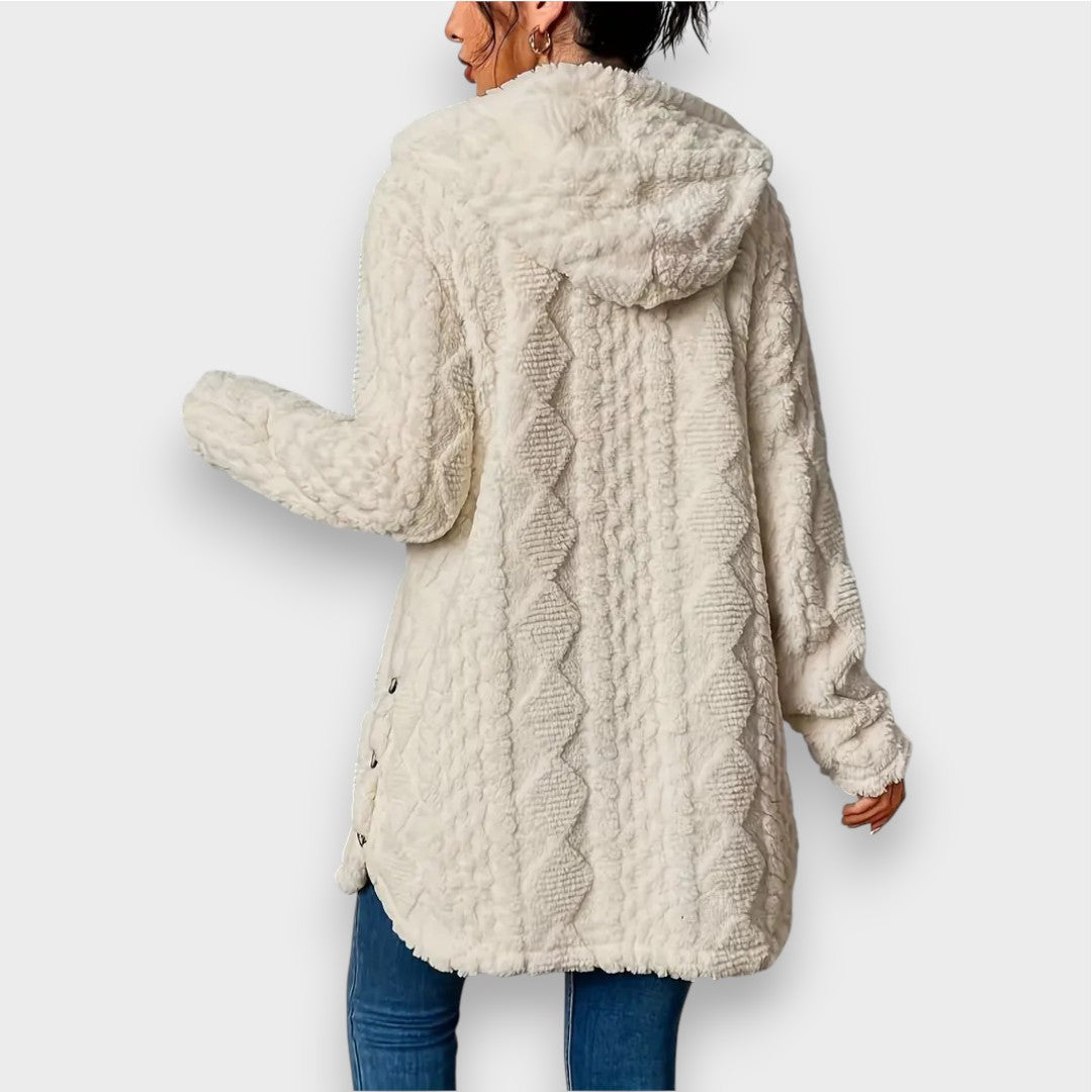 EB | Plüsch-Hoodie-Cardigan-Pullover