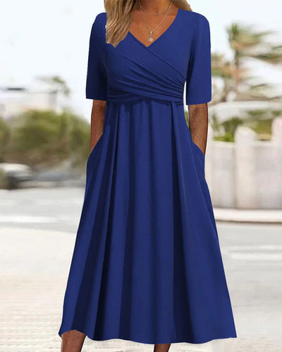 EB | Elegantes Midi Kleid mit Bauchabdeckung